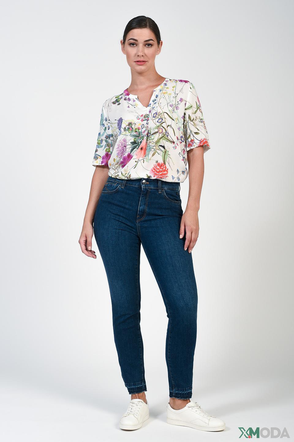 Джинсы скинни Marc Cain тёмно-синие