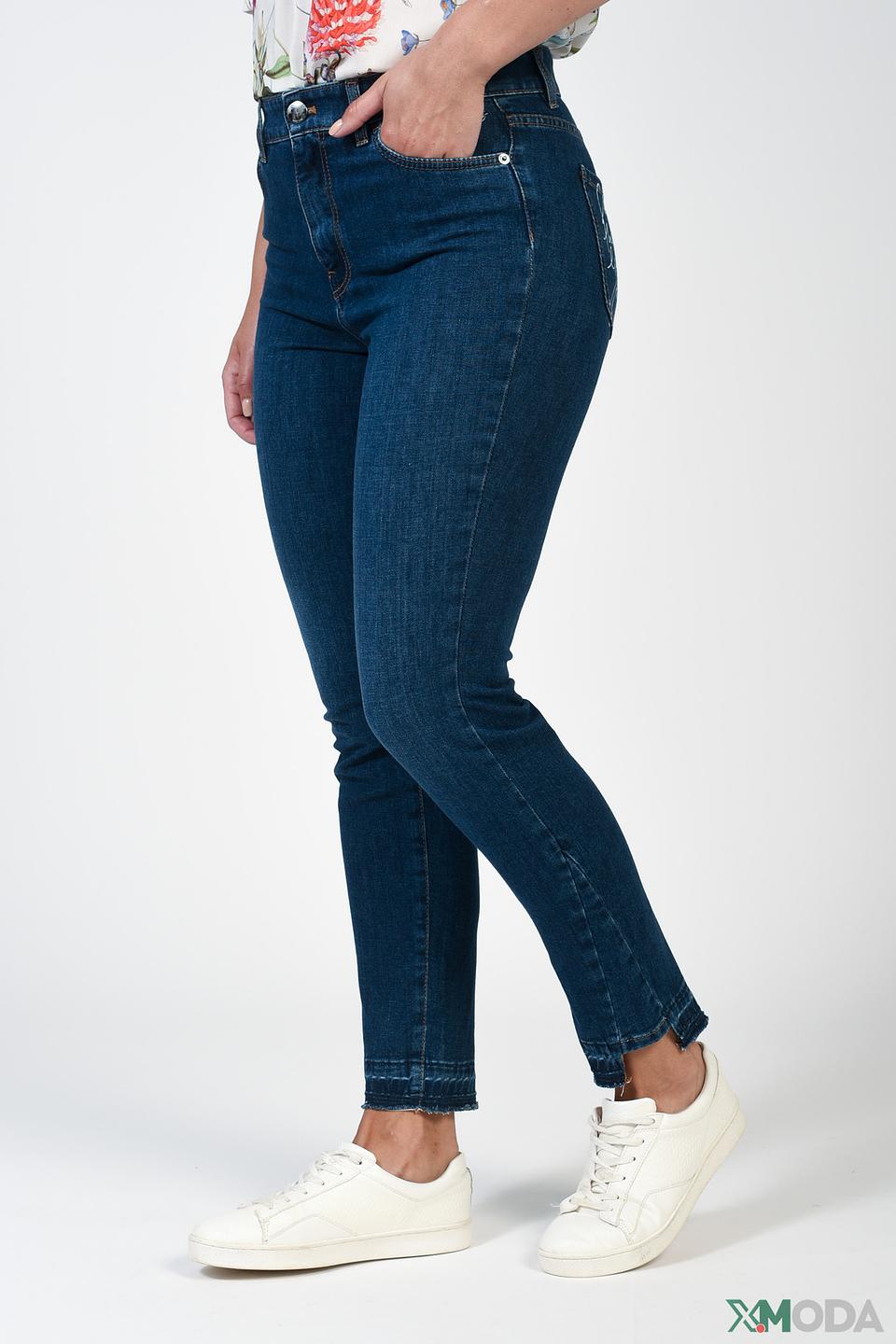 Джинсы скинни Marc Cain тёмно-синие