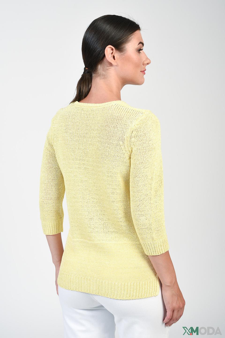 Пуловер Olsen светло-жёлтый