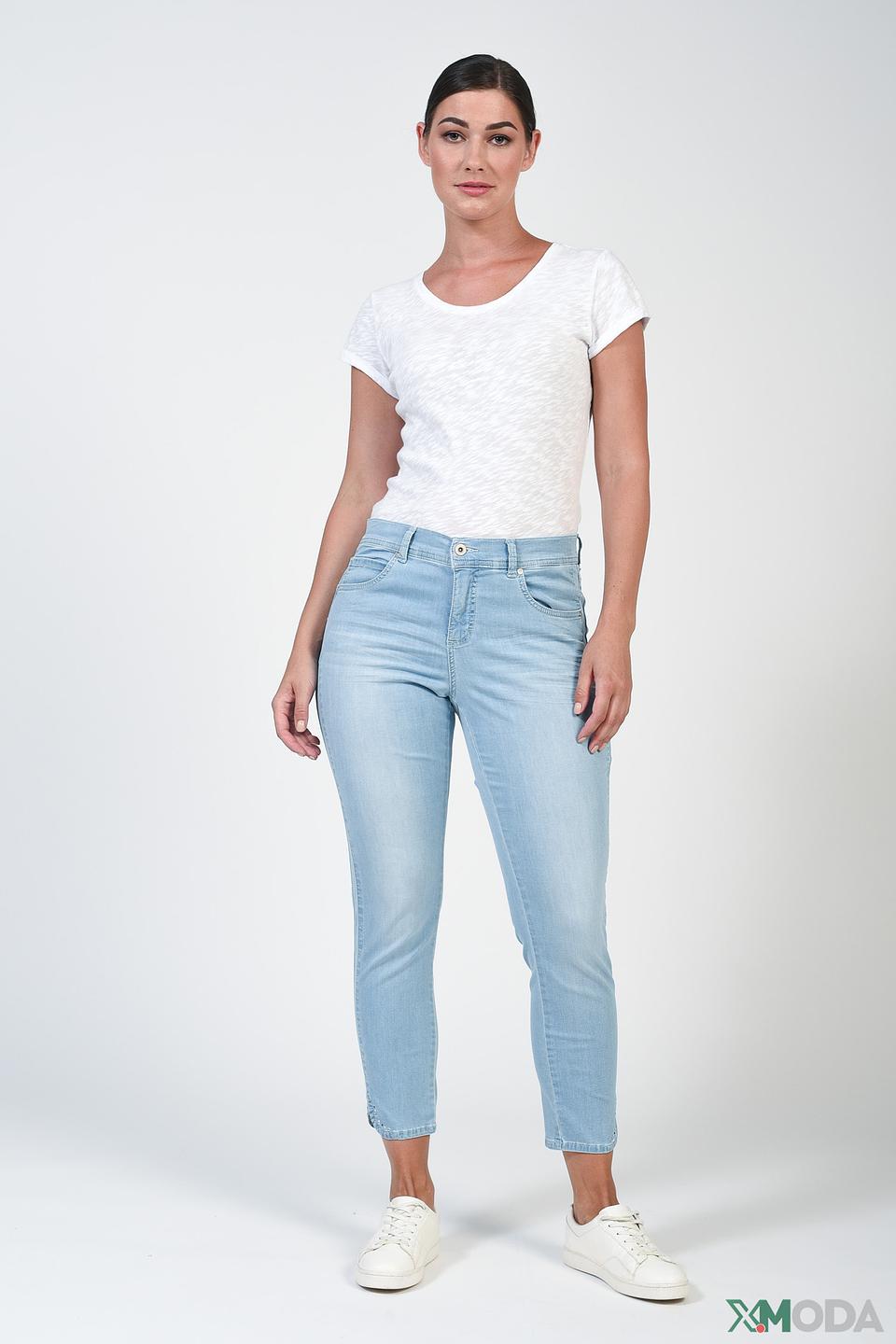 Джинсы Angels голубые с потертостями