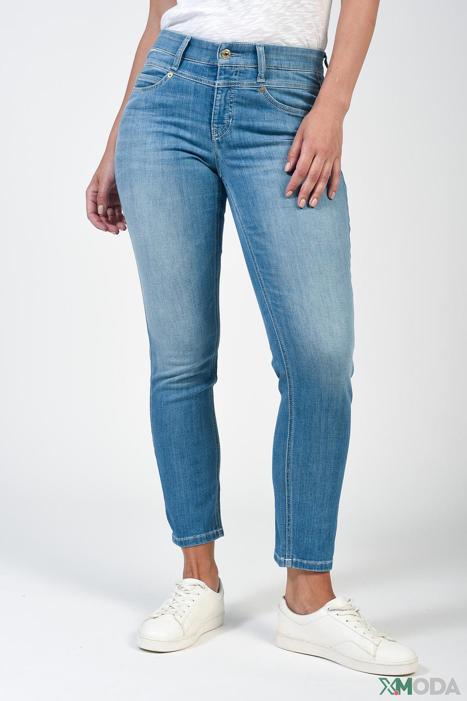 Джинсы Cambio с высокой талией голубые