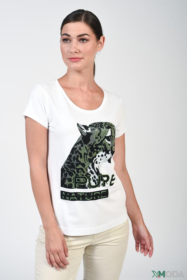 Футболка Monari с леопардовым принтом