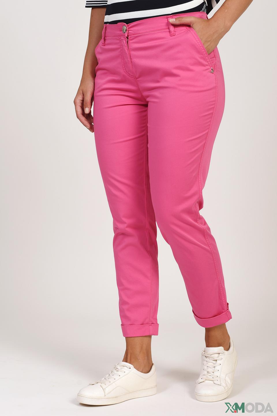 Брюки Michele фуксия с манжетами