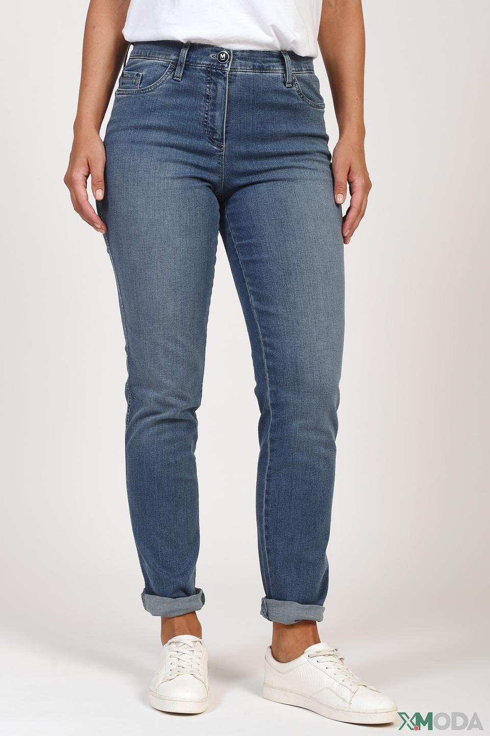 Джинсы Michele с потертостями голубые