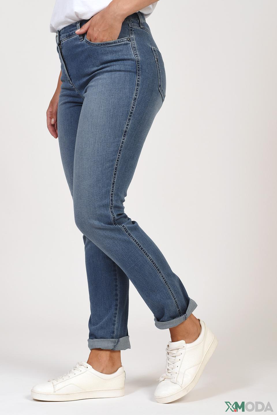 Джинсы Michele с потертостями голубые