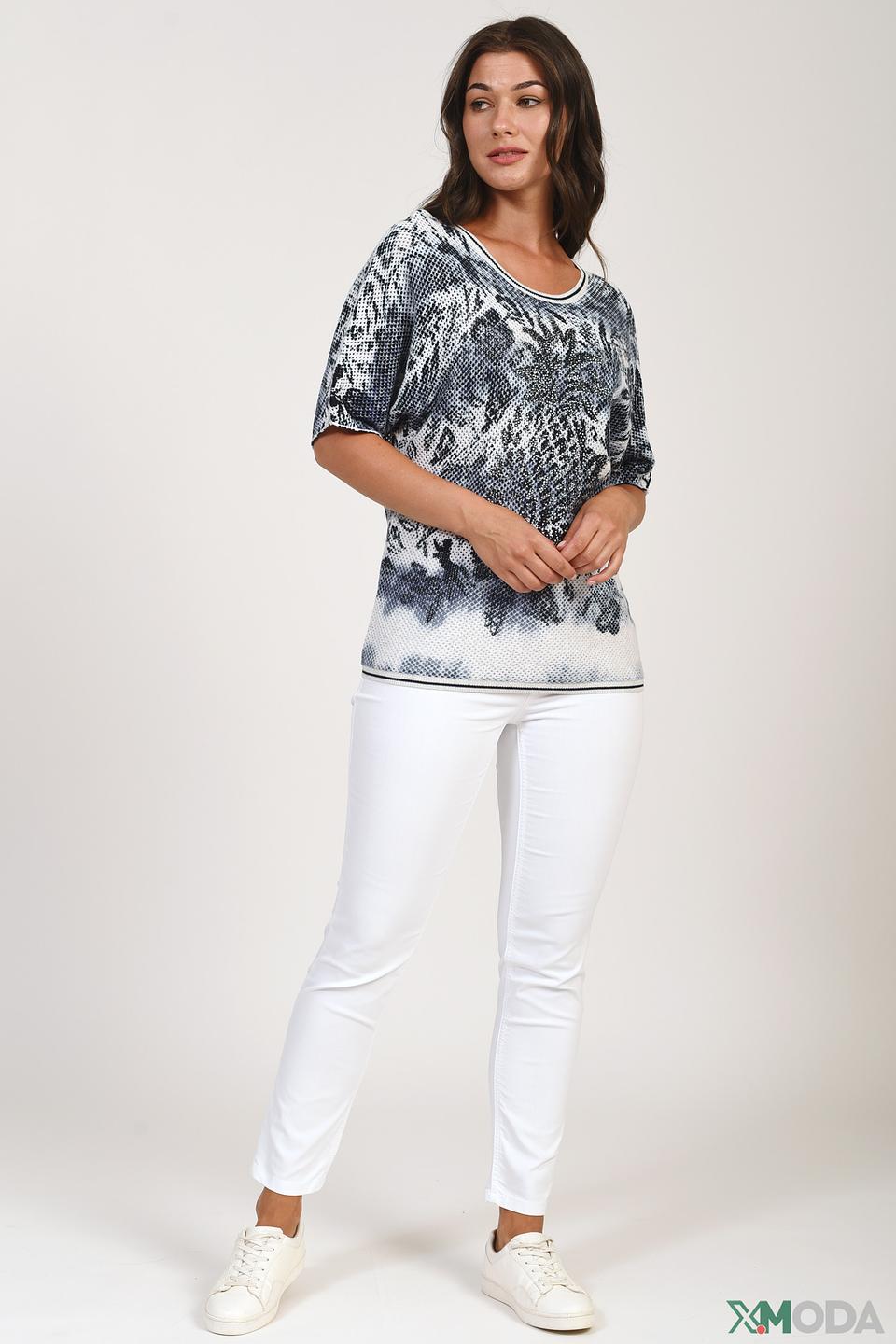 Брюки скинни Oui белые