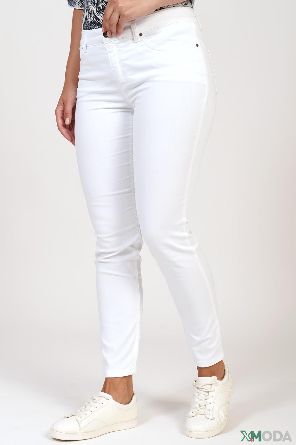 Брюки скинни Oui белые