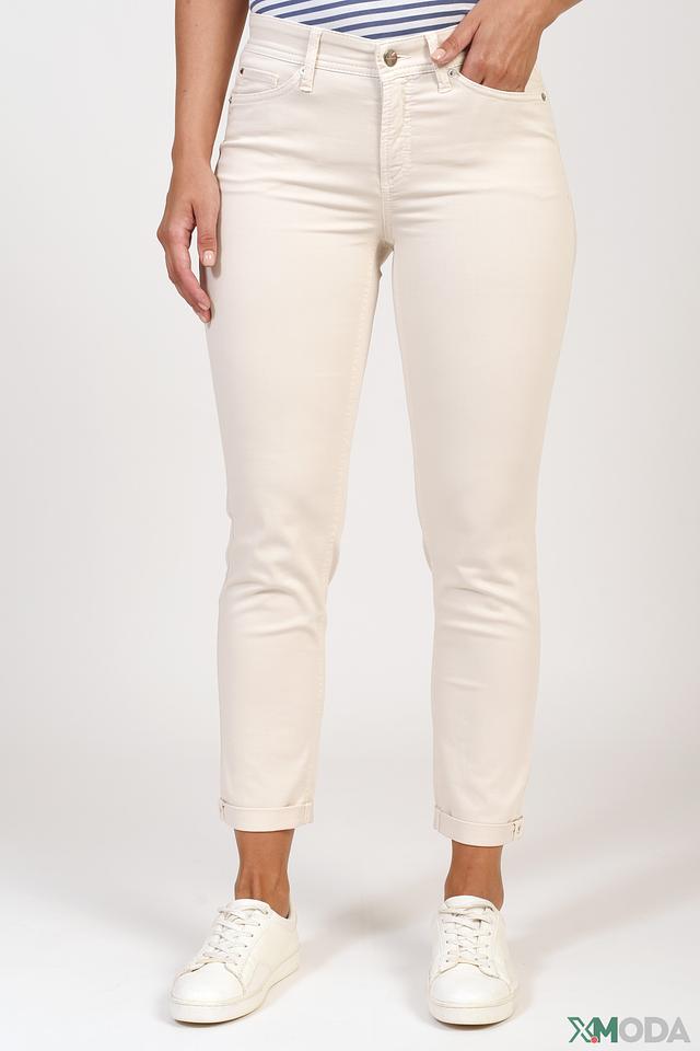 Брюки Cambio бежевые с манжетами