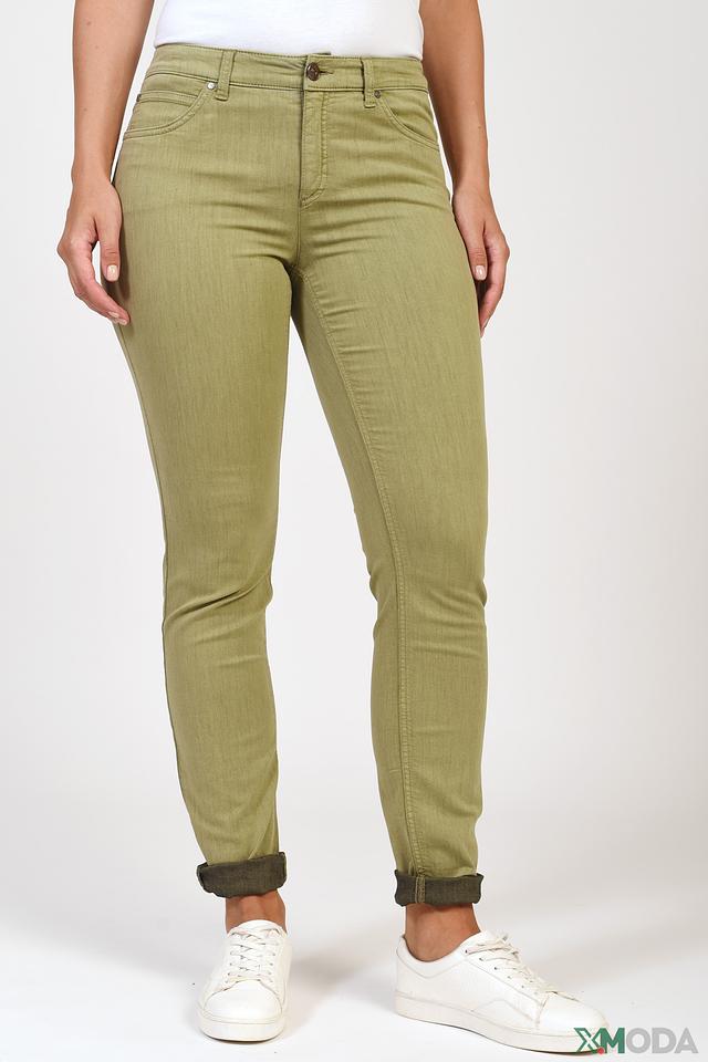 Джинсы Oui оливковые Slim Fit