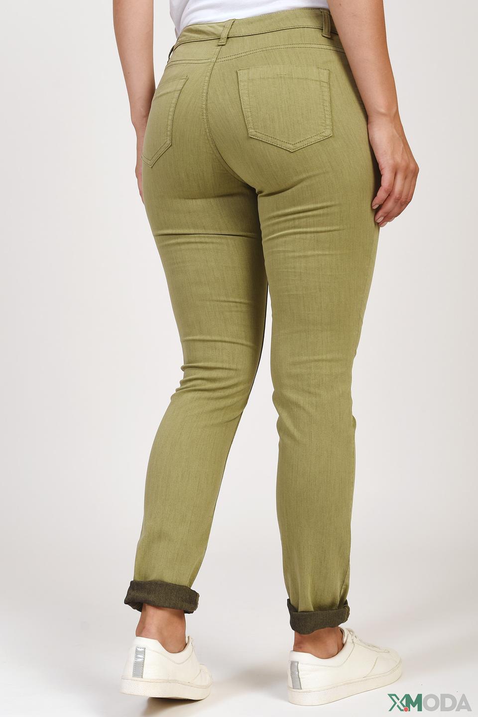 Джинсы Oui оливковые Slim Fit