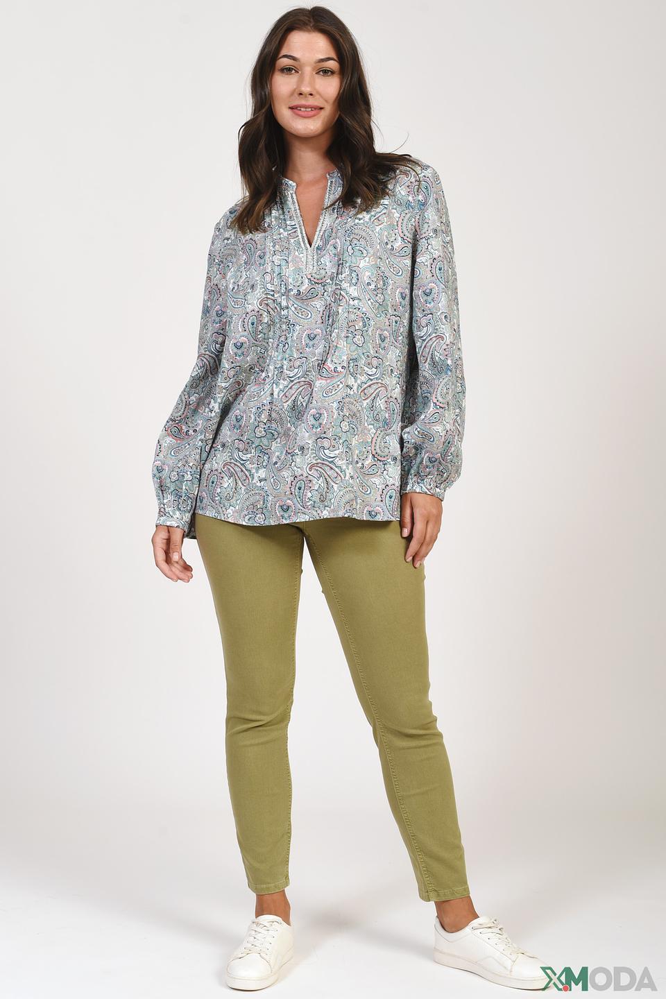 Джинсы Oui хаки