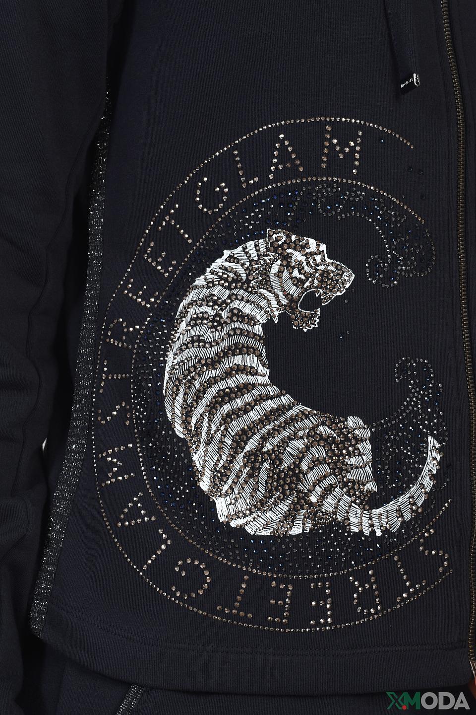 Жакет Monari с тигром чёрный