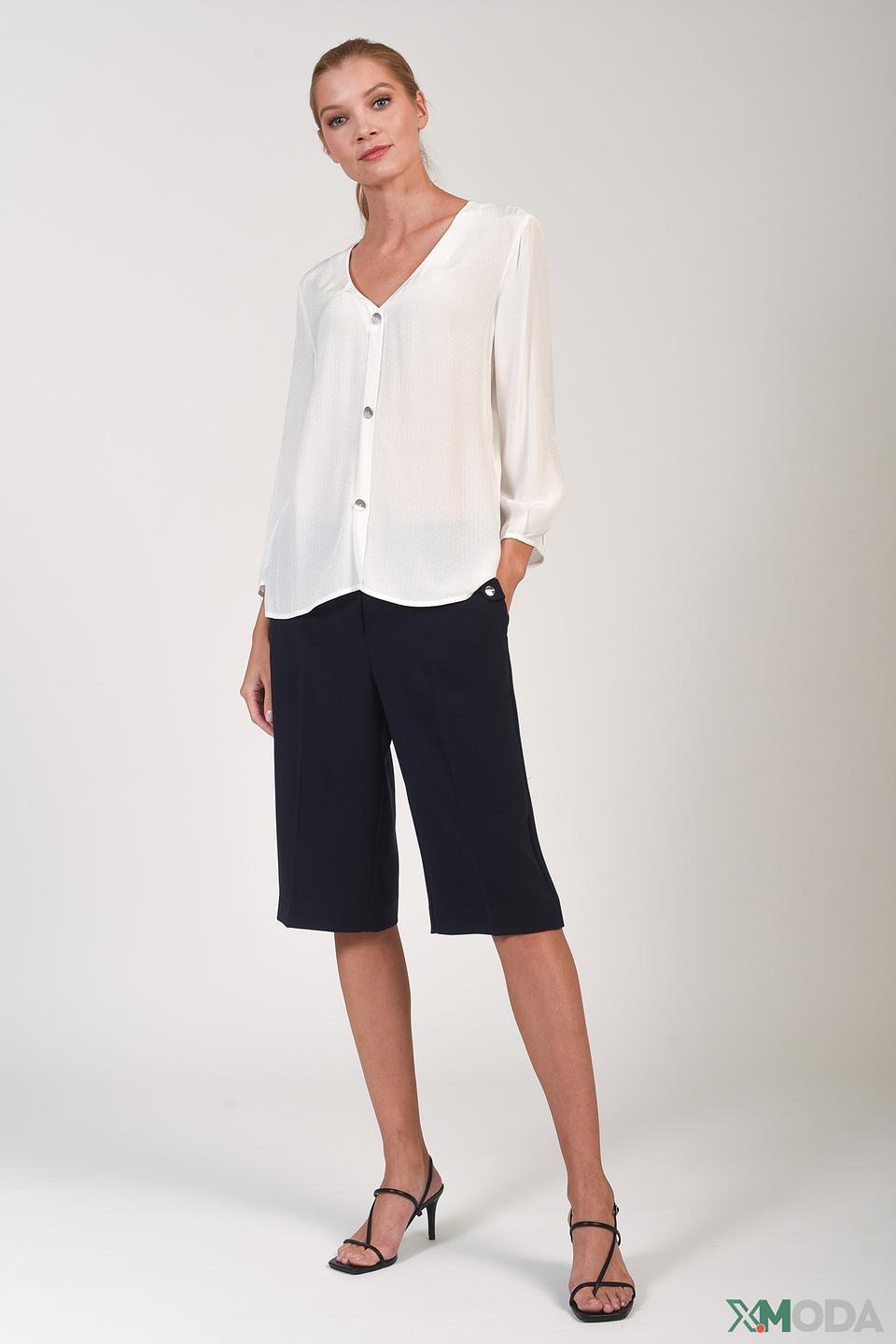 Капри Comma тёмно-синие