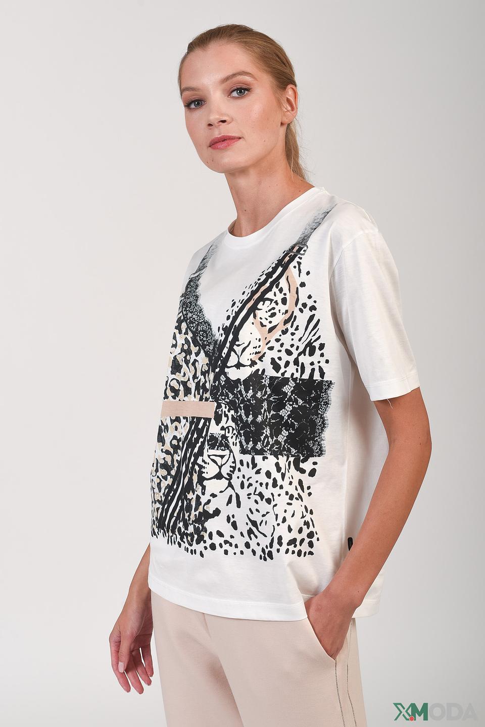 Футболка Marc Cain с принтом