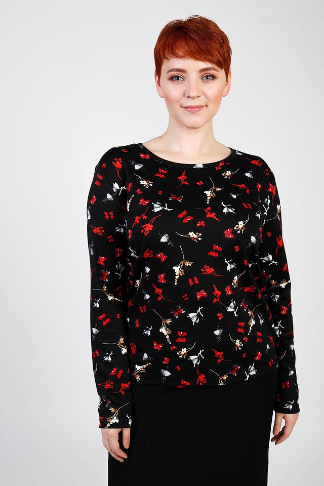 Пуловер Pezzo с цветочным принтом