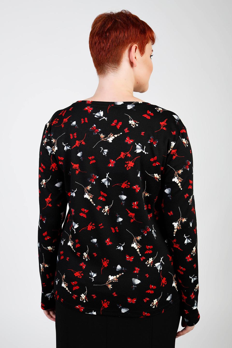 Пуловер Pezzo с цветочным принтом