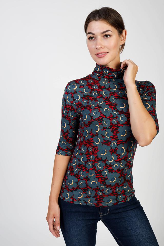 Футболка Pezzo с цветочным принтом