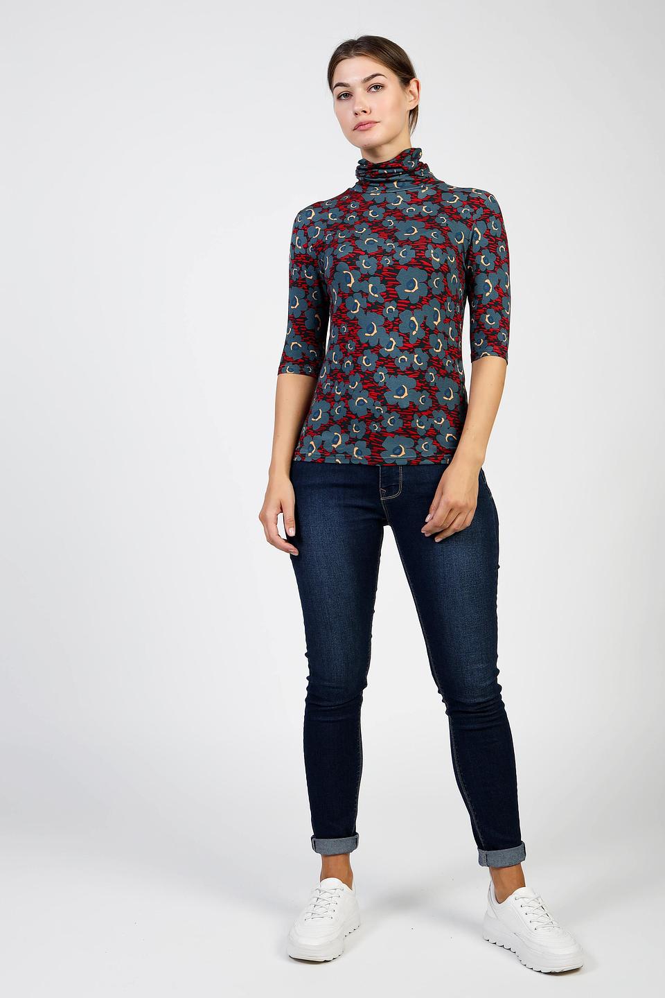 Футболка Pezzo с цветочным принтом