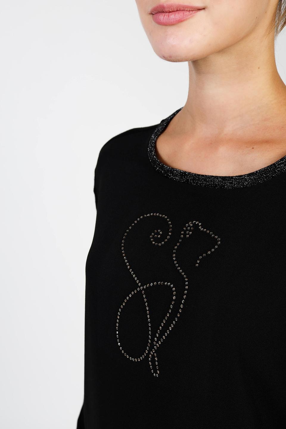 Джемпер Pezzo с кошкой чёрный