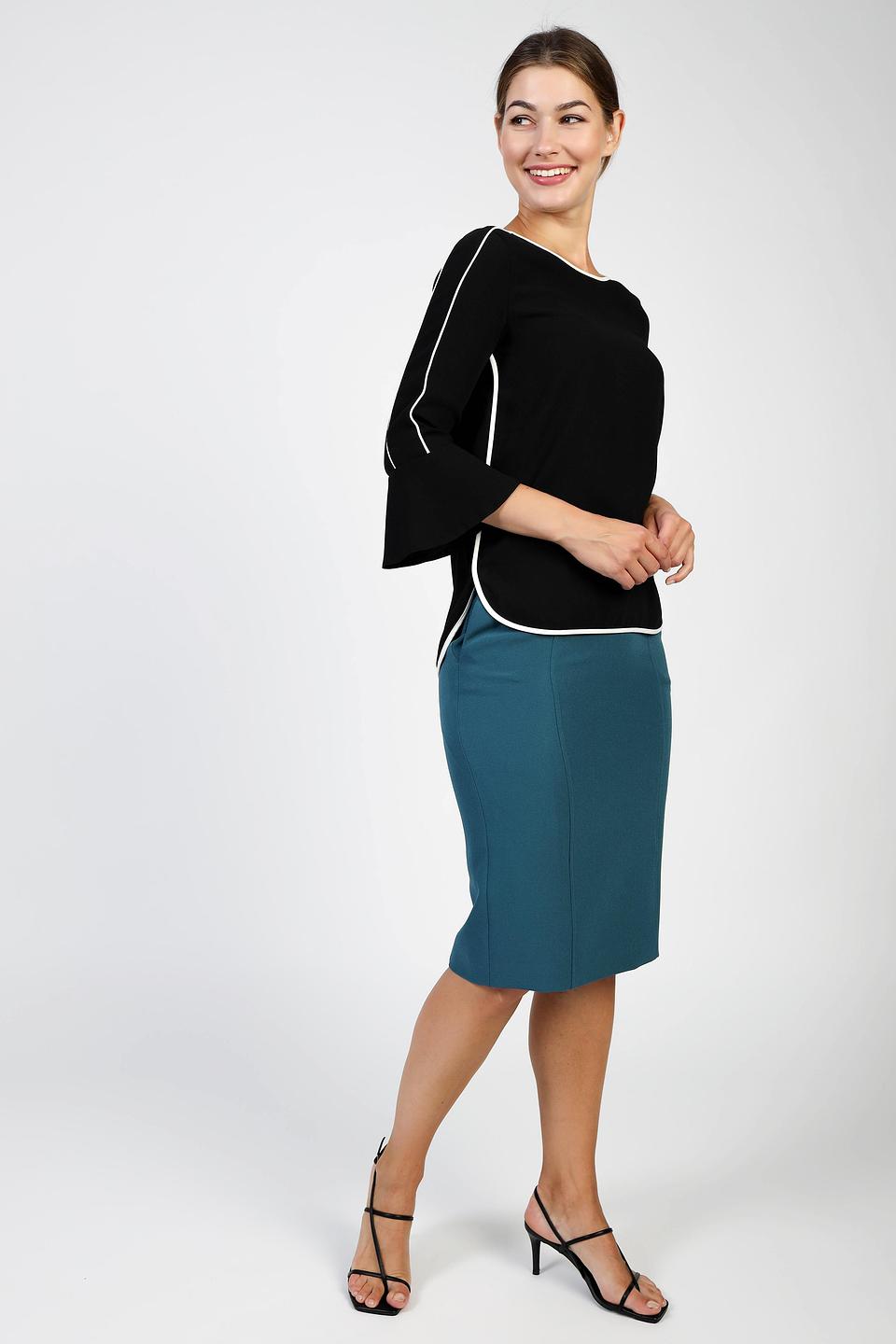 Блуза Pezzo с белой отделкой