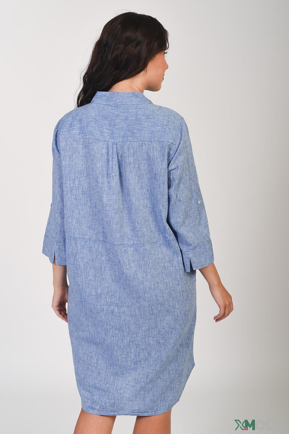 Платье рубашка Via Appia голубое