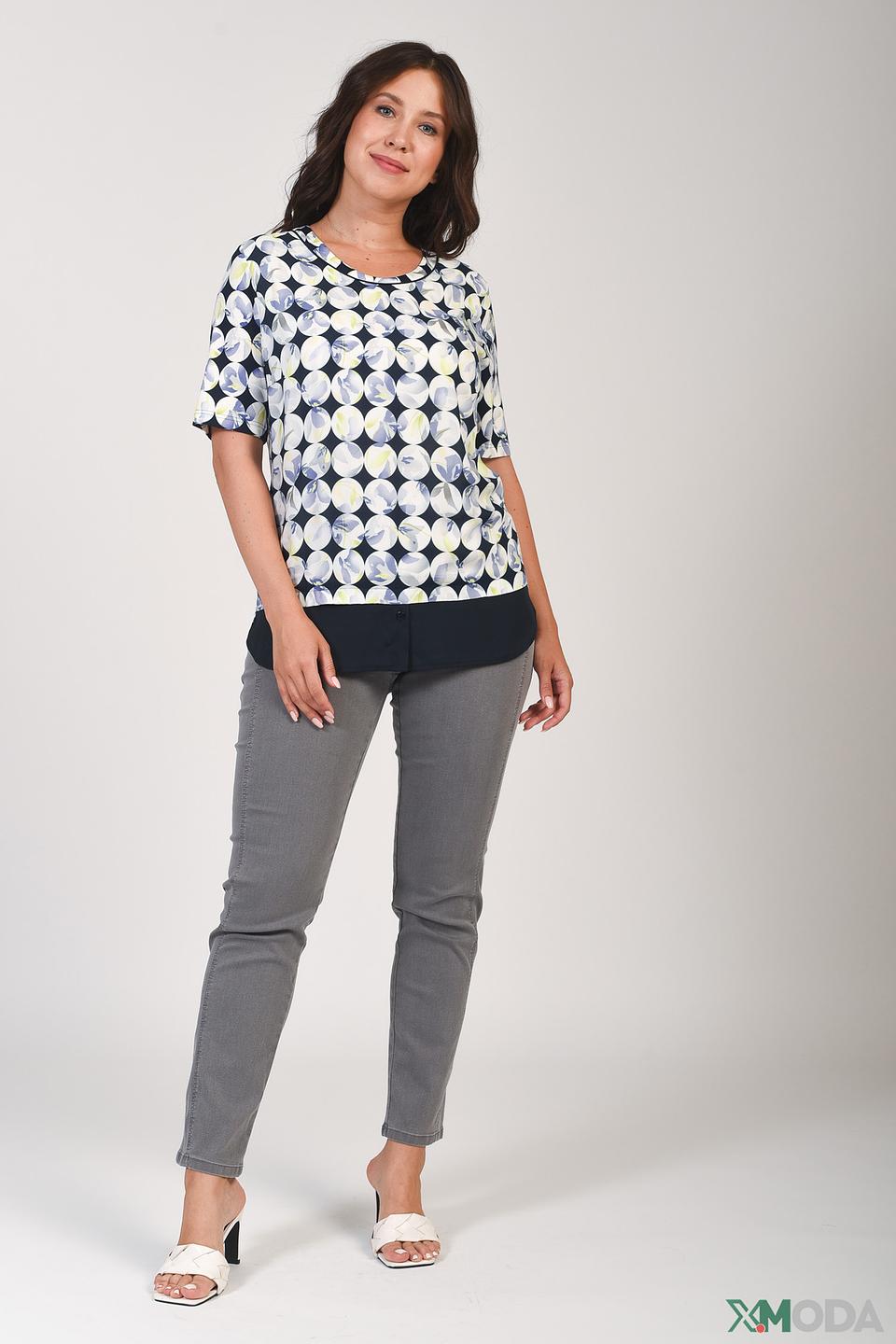 Блуза Frank Walder с принтом