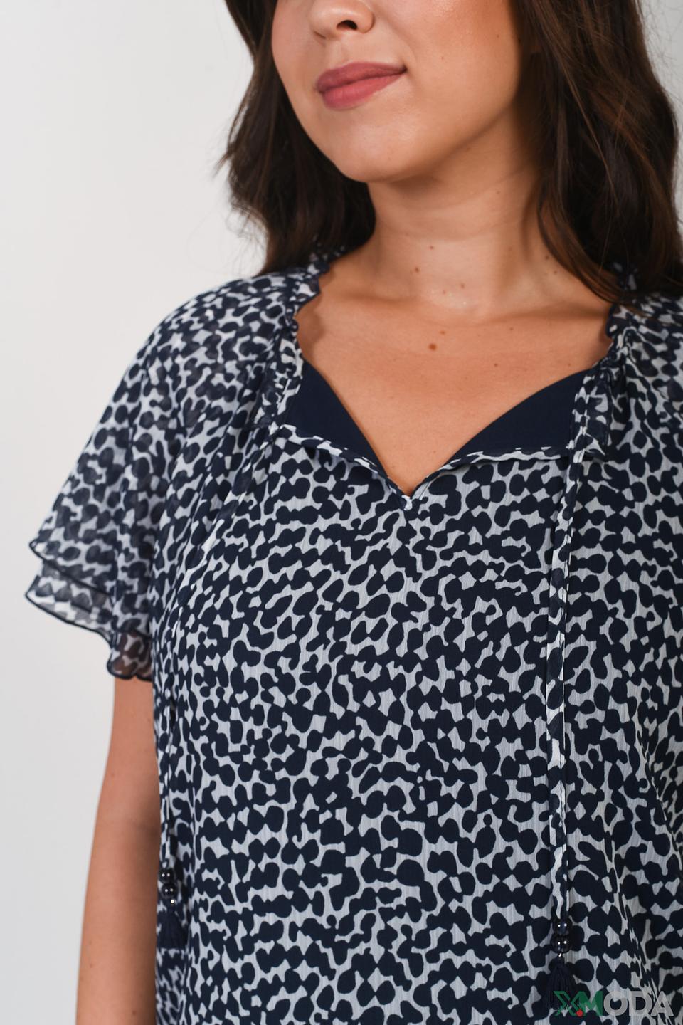 Блуза Rabe collection с леопардовым принтом