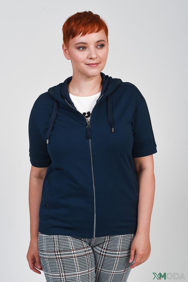 Жакет Thomas Rabe с капюшоном синий