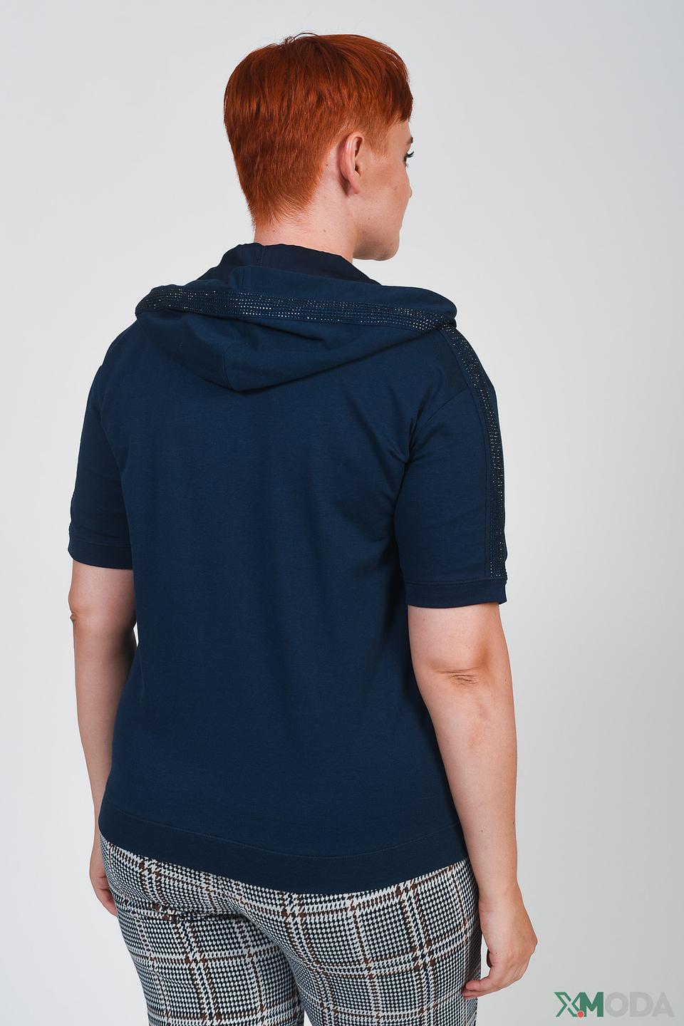 Жакет Thomas Rabe с капюшоном синий