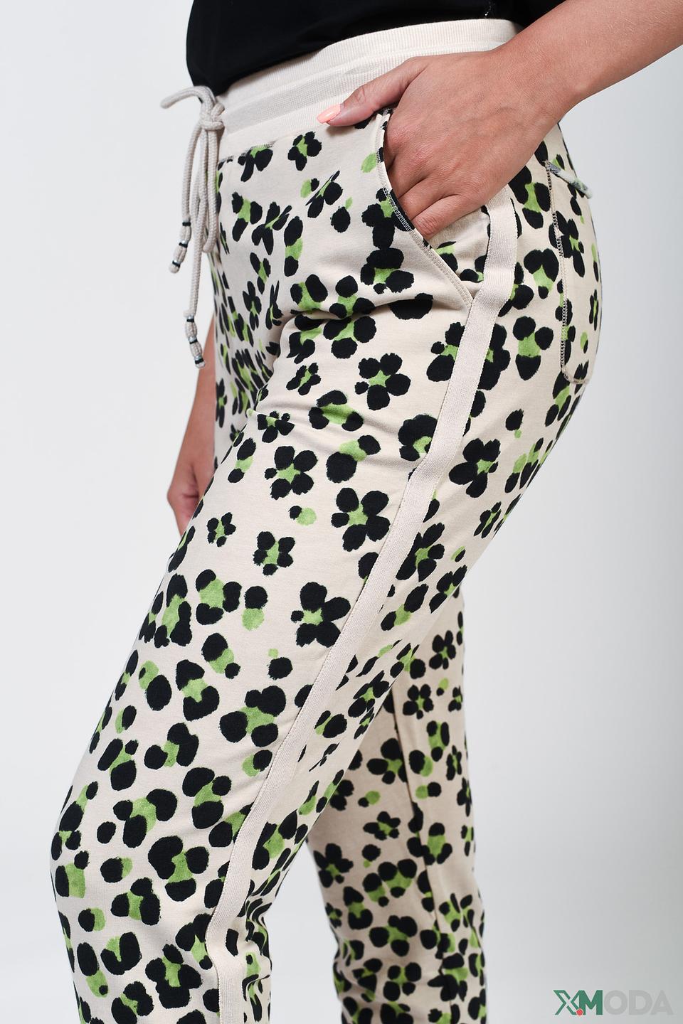 Брюки Oui с цветочным принтом