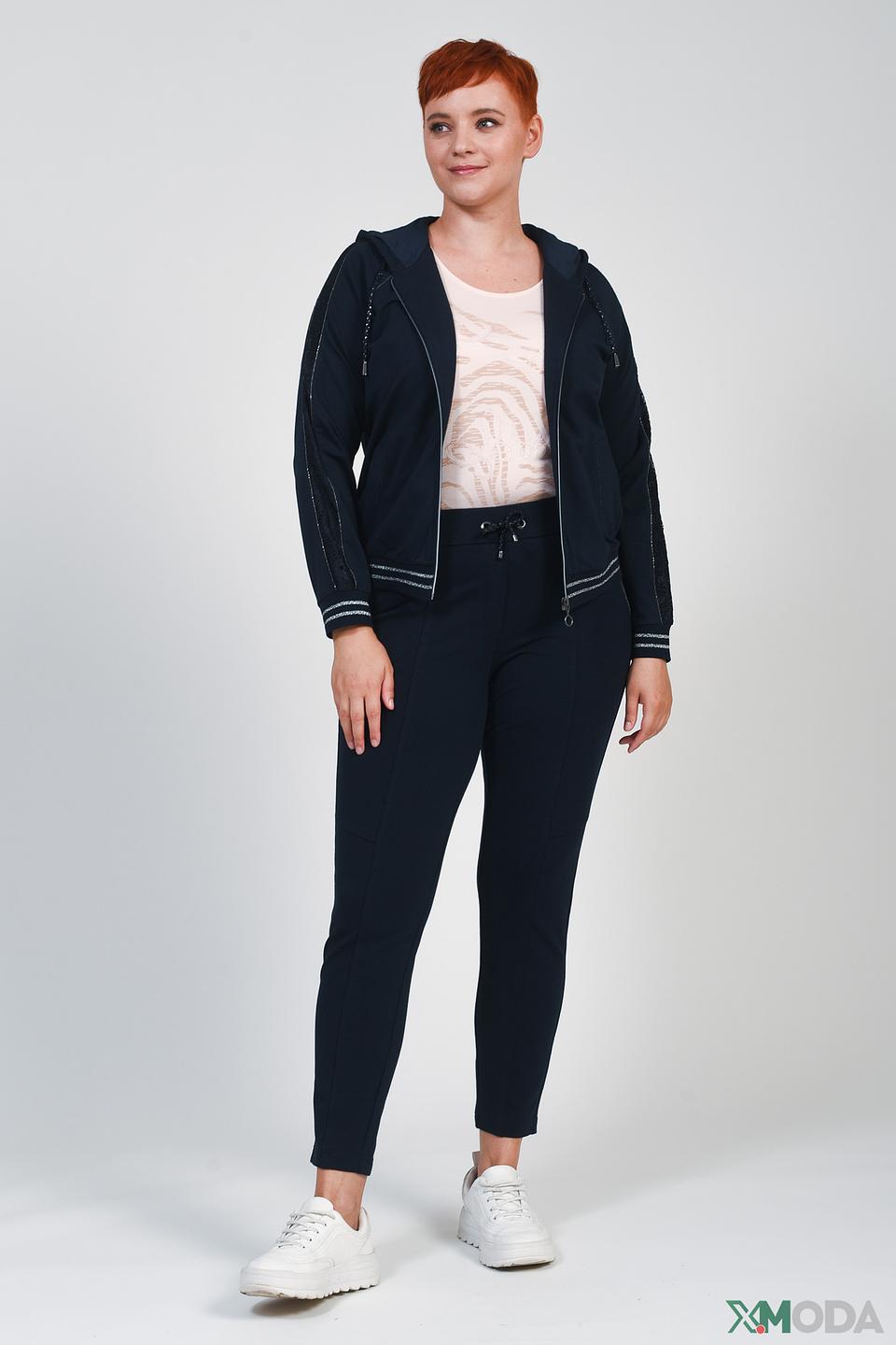 Жакет Thomas Rabe с капюшоном тёмно-синий