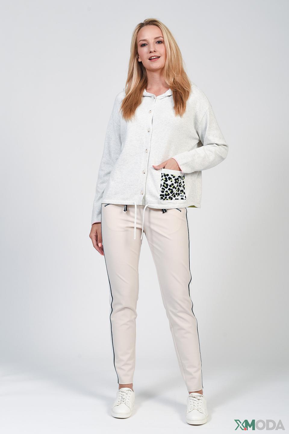 Жакет Oui с леопардовым карманом