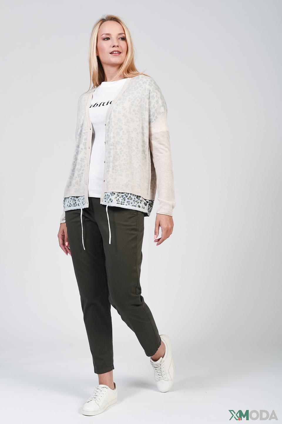 Кардиган Oui с леопардовым принтом