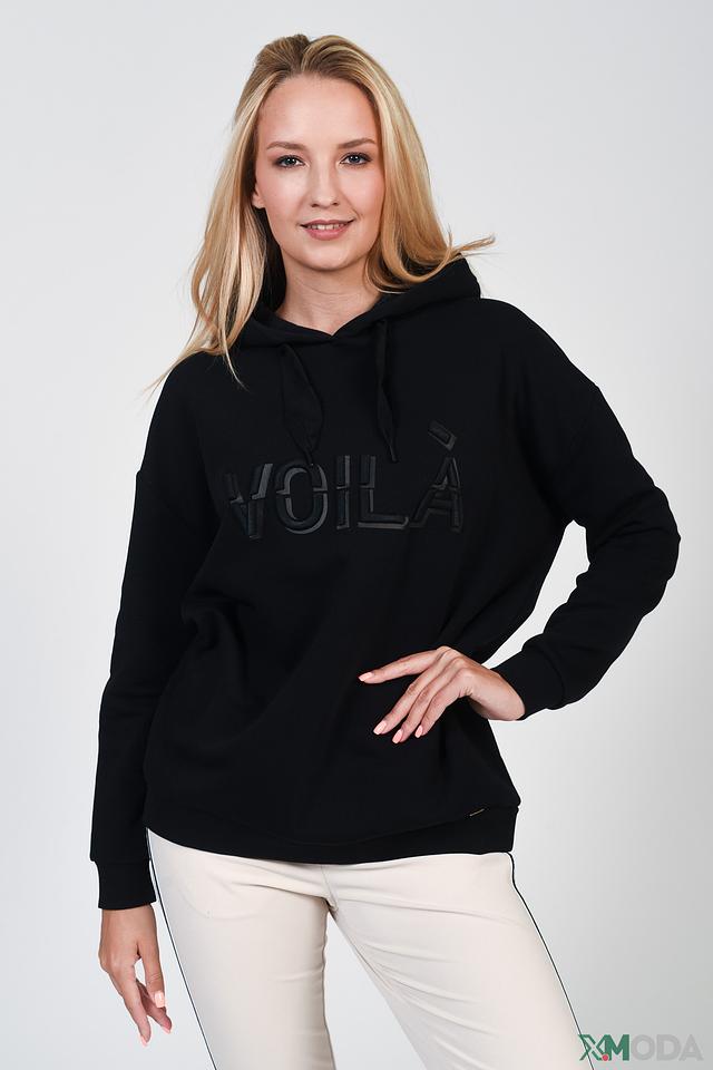 Пуловер Cinque с надписью чёрный