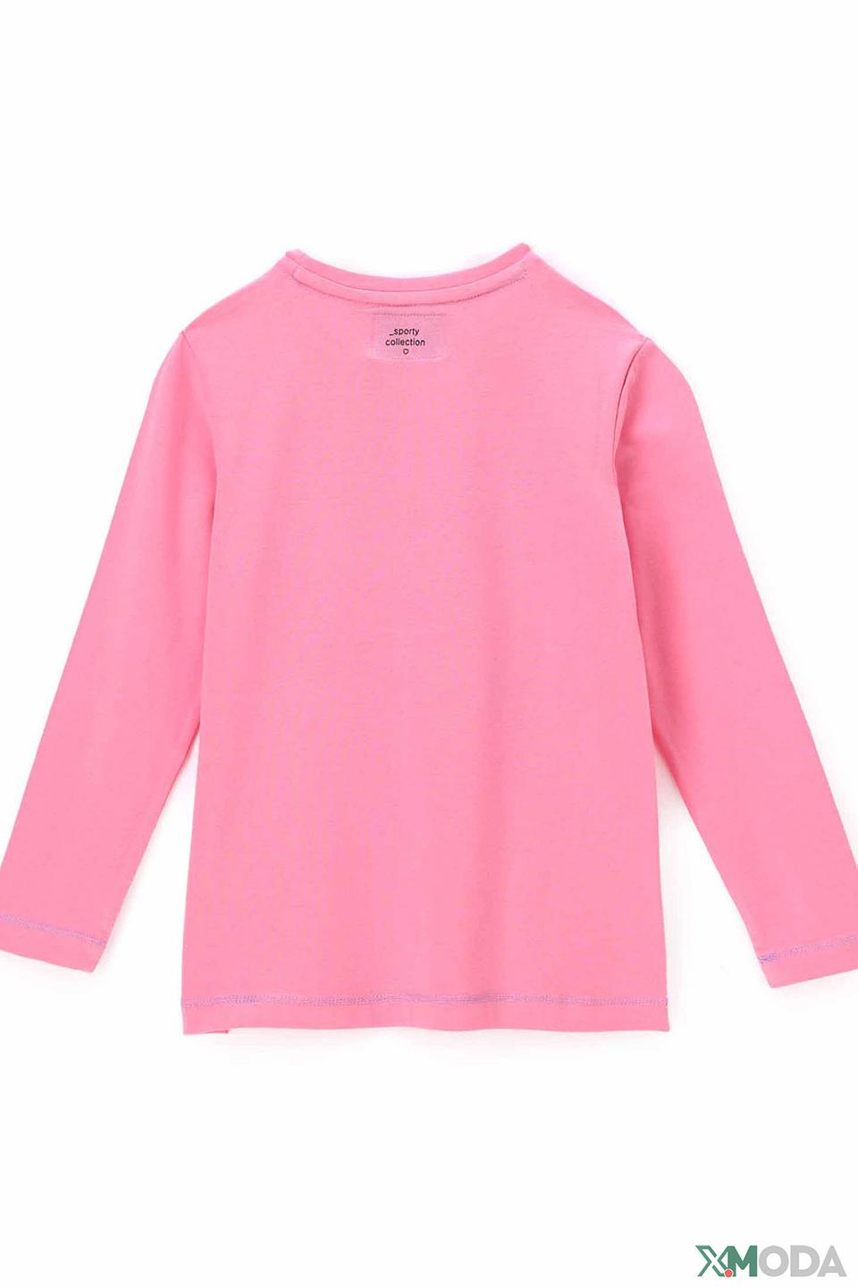 Футболка Original Marines с сердцами розовый