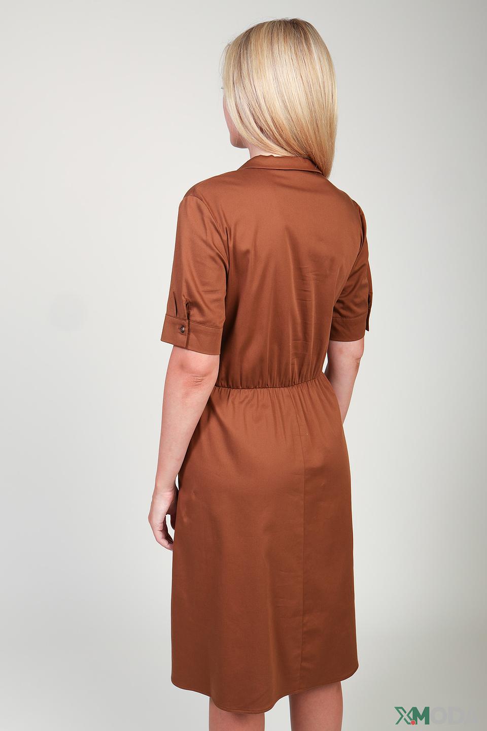 Платье Betty and Co с поясом коричневое