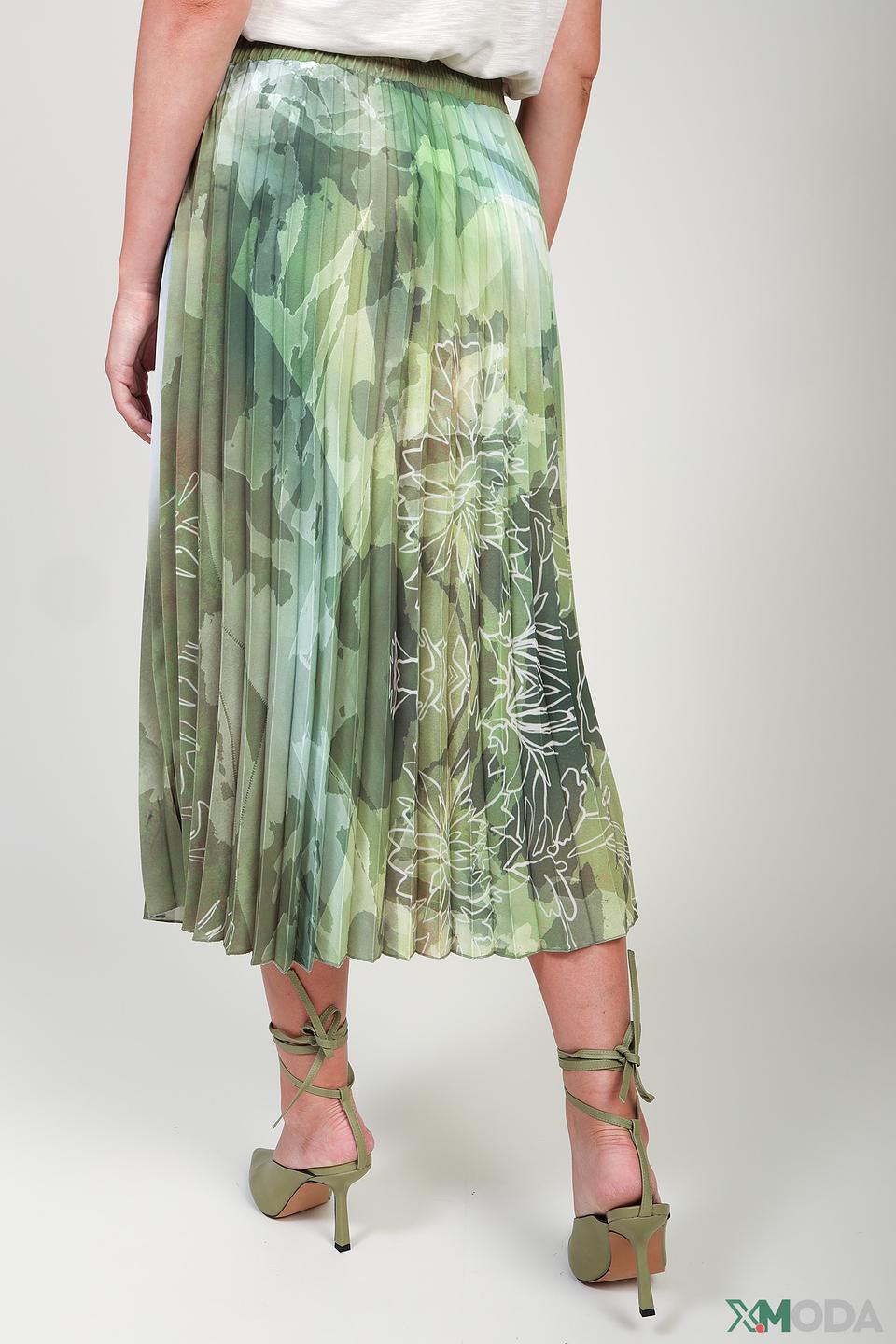 Юбка Lecomte плиссе с принтом