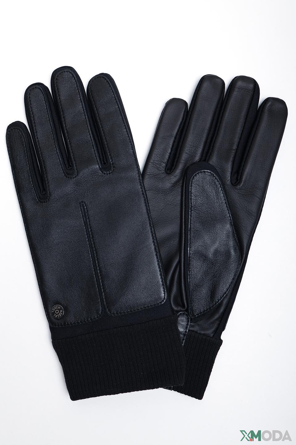 Перчатки Roeckl чёрные кожа