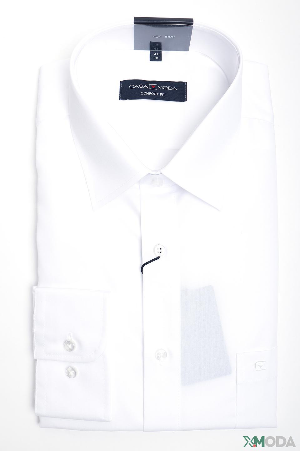Рубашка Casa Moda белая с длинным рукавом
