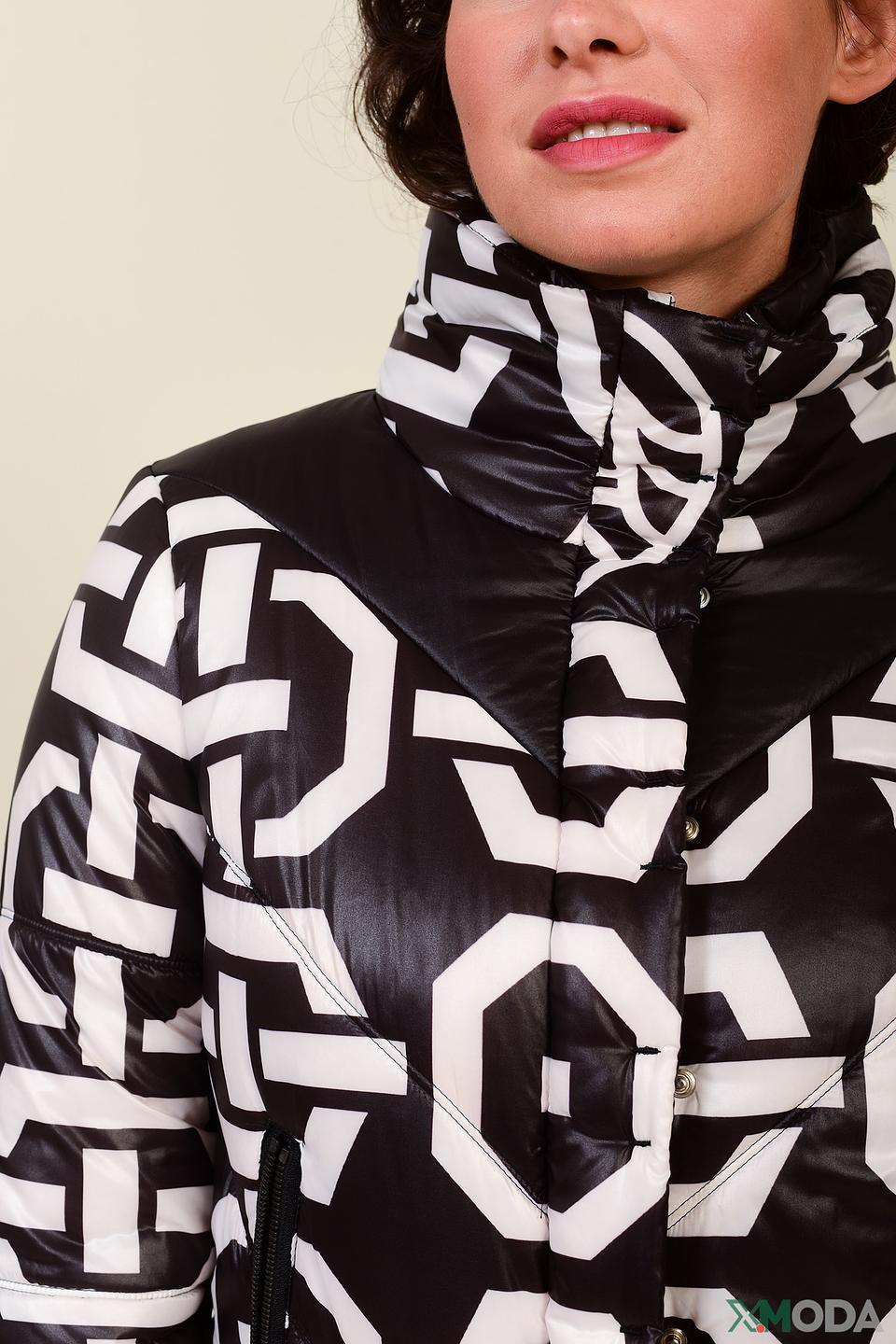 Куртка Sportalm с принтом чёрно-белая