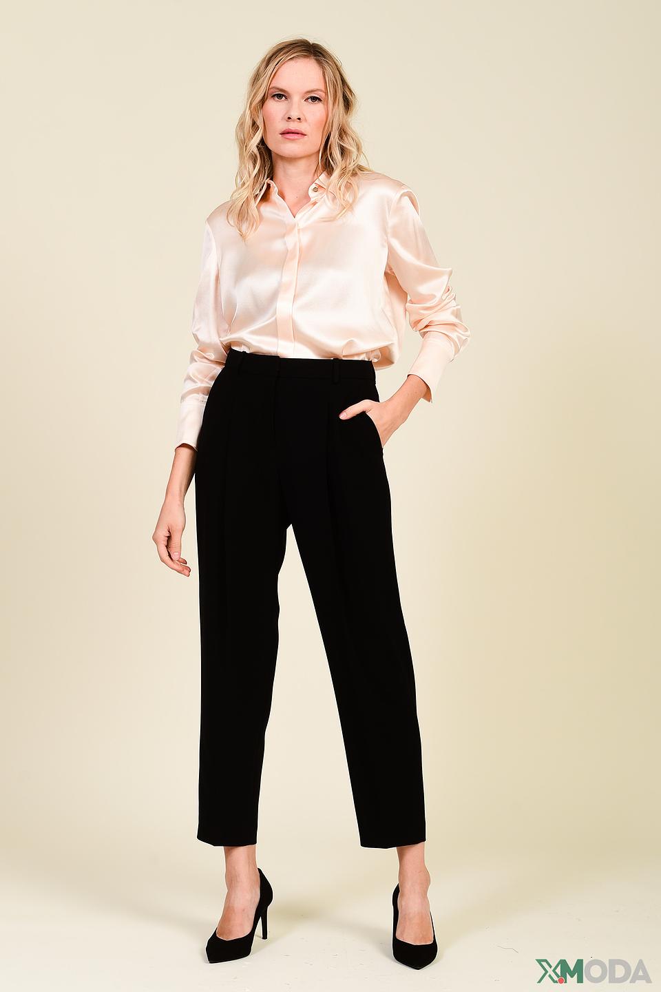 Рубашка Marc Cain шёлковая бежевая