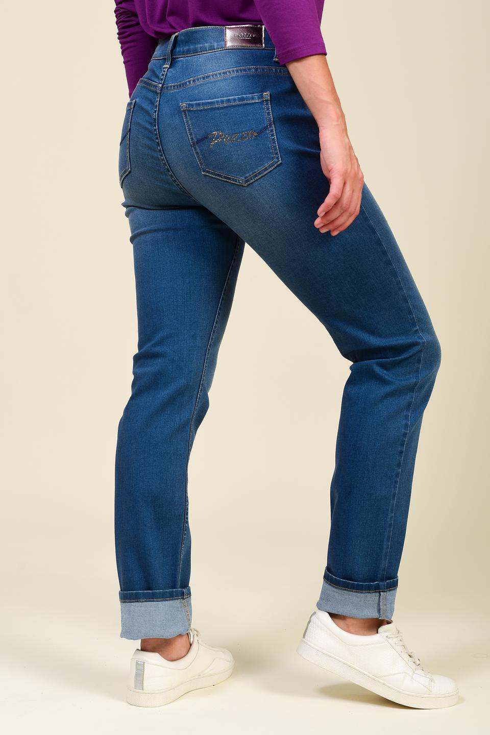 Джинсы Pezzo с потертостями