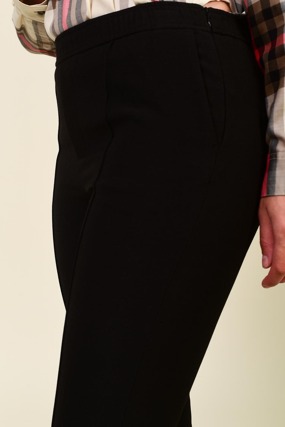 Брюки Pezzo чёрные с резинкой