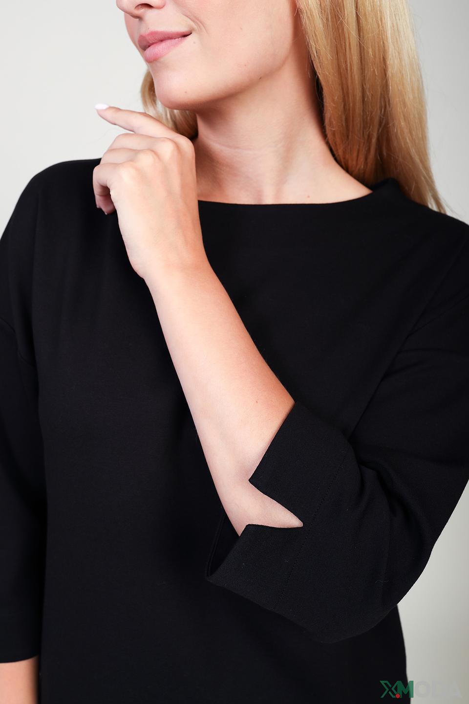 Пуловер Pezzo чёрный с 3/4 рукавом