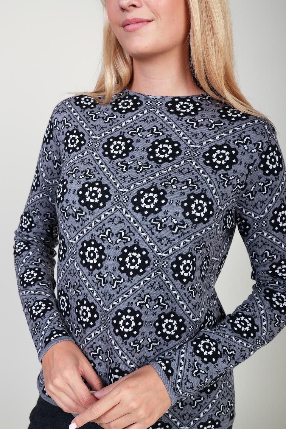 Пуловер Pezzo с узором