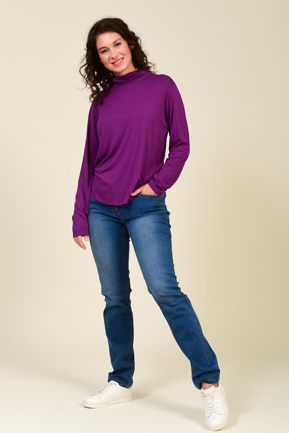 Водолазка Pezzo фиолетовая
