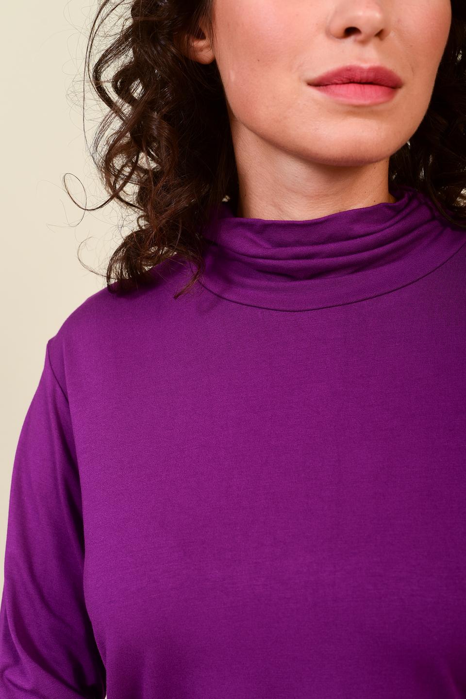 Водолазка Pezzo фиолетовая