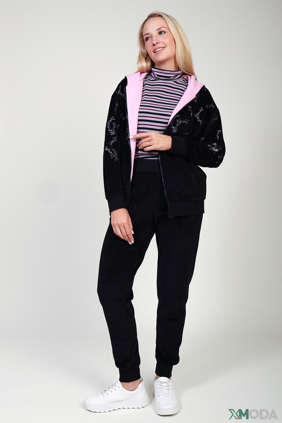 Жакет Pezzo с вышивкой чёрный