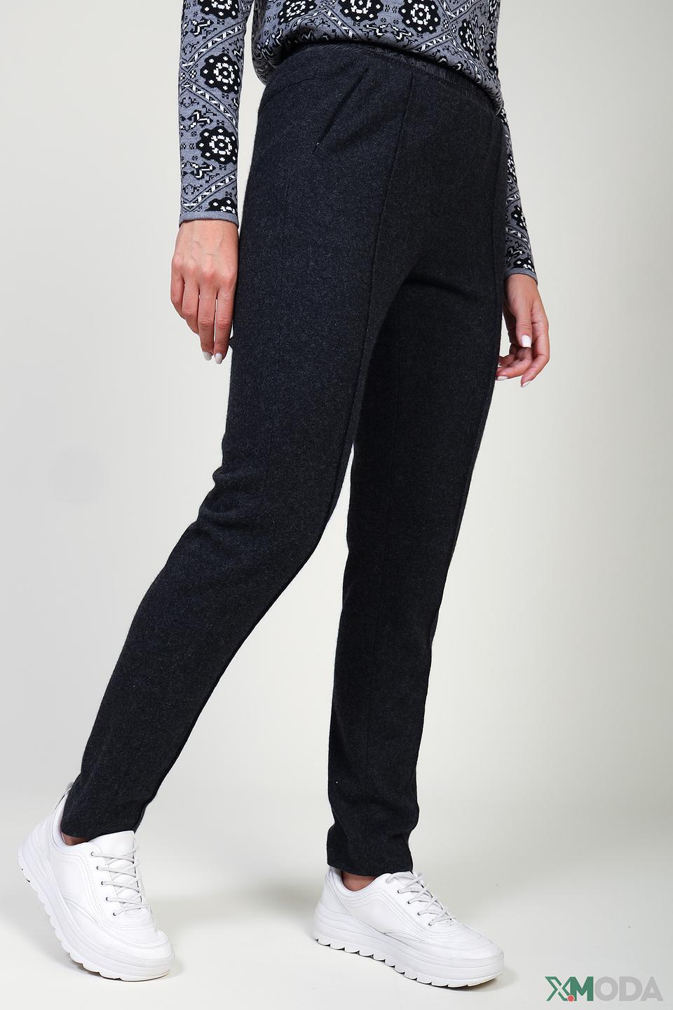 Брюки Pezzo прямые тёмно-синие