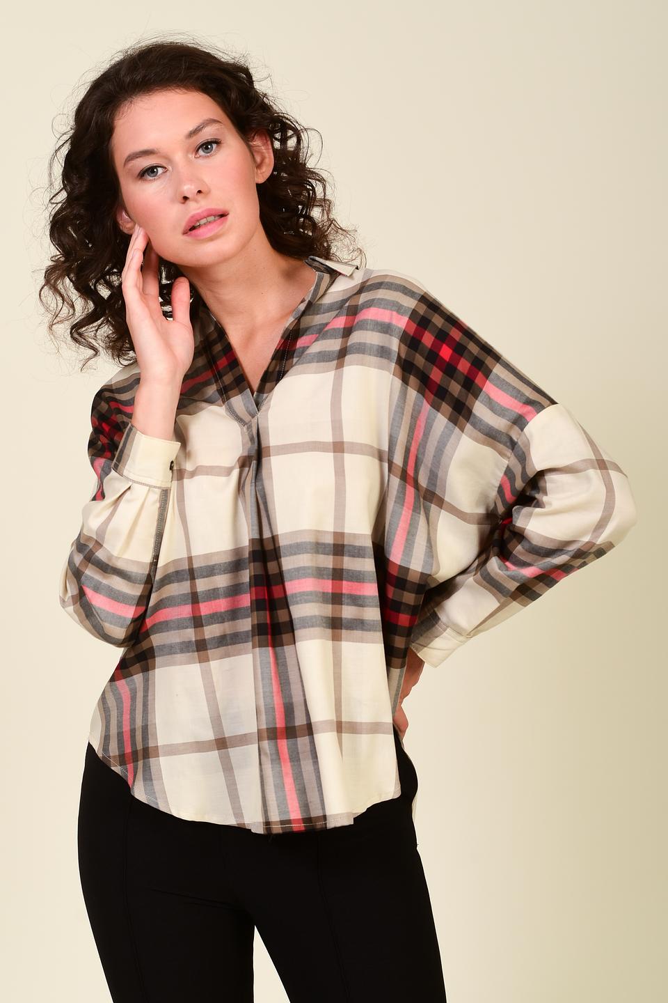 Блуза Pezzo в клетку